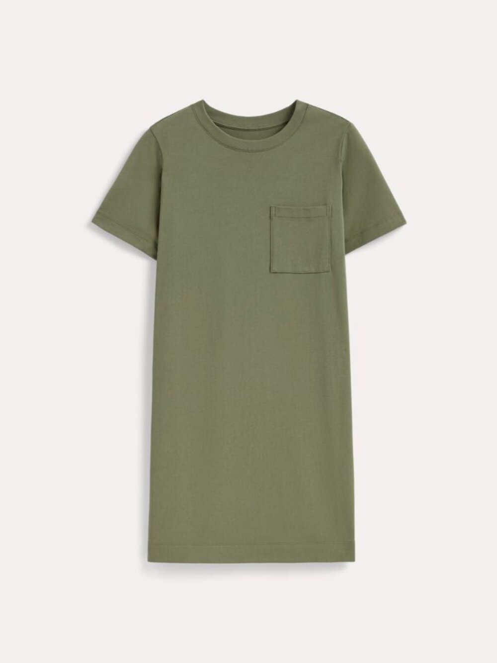 Everlane Women's Organic Cotton Weekend Tee Dress in Olive, Size Small
